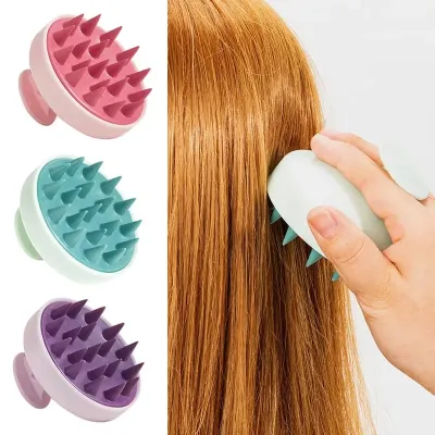 Silicone Shampoo Scalp Hair Massager Brush (1 pc)